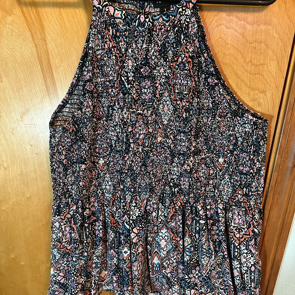 Torrid Multicolor Floral Tank Top